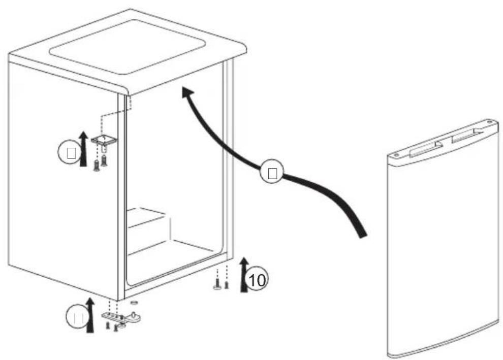 BEKO FSE1175N - Türanschlag umkehren - 2