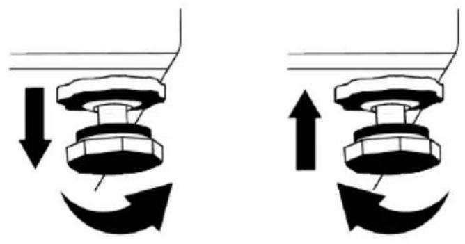 BEKO B3RMFNE314W1 - Adjusting the Legs - 1