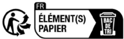 FR ÉLÉMENT(S) PAPIER BAC DE TRI