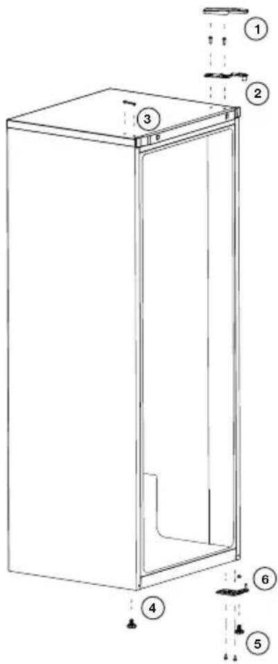 BEKO RFSM200T40WN - Réversibilité des portes - 1