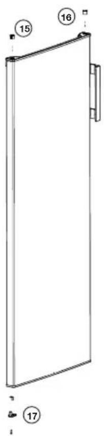 BEKO RFSM200T40WN - Réversibilité des portes - 4