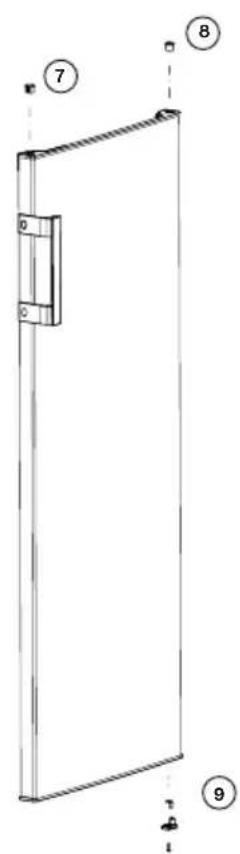 BEKO RFSM200T40WN - Reversing the doors - 2