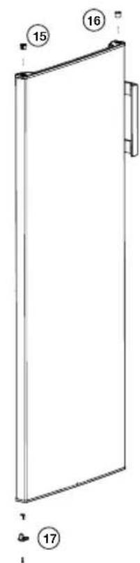 BEKO RFSM200T40WN - De deuren omkeren - 4