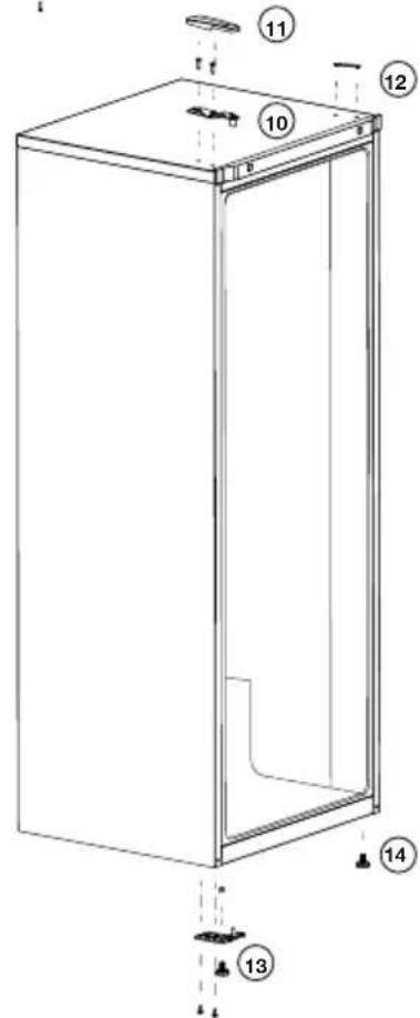 BEKO RFSM200T40WN - Türanschlag umkehren - 3