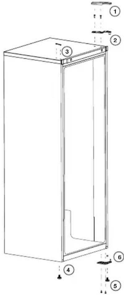 BEKO RFSM200T40WN - Reversing the doors - 1