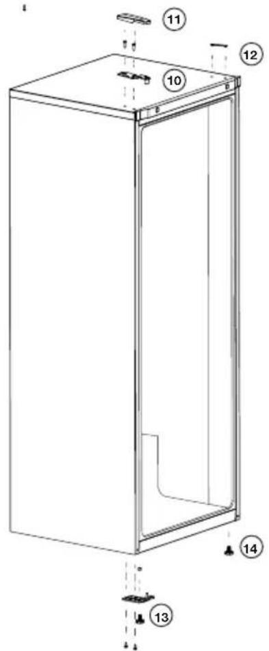 BEKO RFSM200T40WN - Reversing the doors - 3