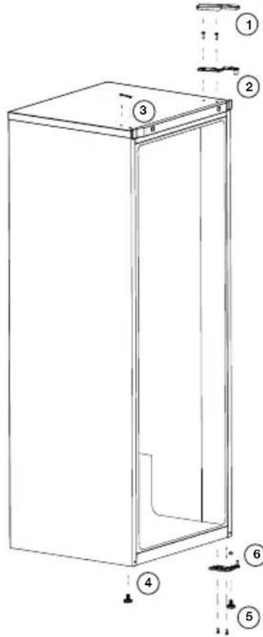 BEKO RFSM200T40WN - De deuren omkeren - 1