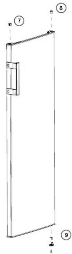 BEKO RFSM200T40WN - Réversibilité des portes - 2