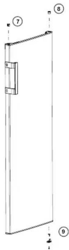 BEKO RFSM200T40WN - De deuren omkeren - 2