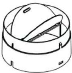 BEKO BHCA62422BBH - Adaptador de conexión de chimenea - 2
