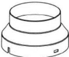 BEKO BHCA62422BBH - Flue connection adapter - 1