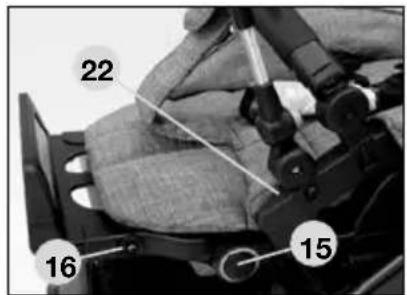 HARTAN Xperia GTS - Adjusting the footrest - 5