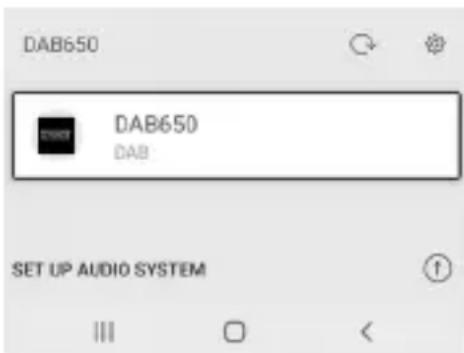DAB650 DAB650 DAB SET UP AUDIO SYSTEM
