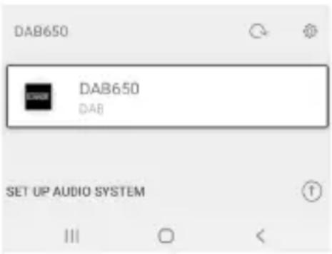 DAB650 DAB650 DAB SET UP AUDIO SYSTEM