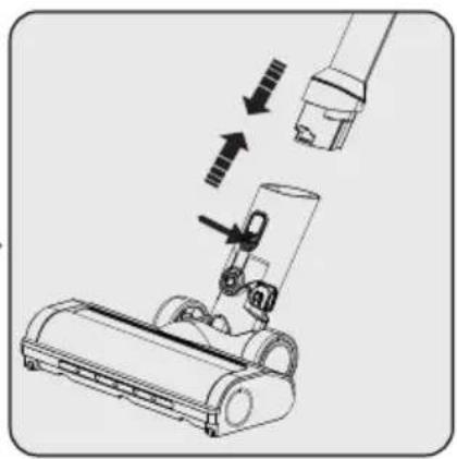 BEKO VRT 61225 VW - Installation du corps principal, du tube et de la brosse - 2