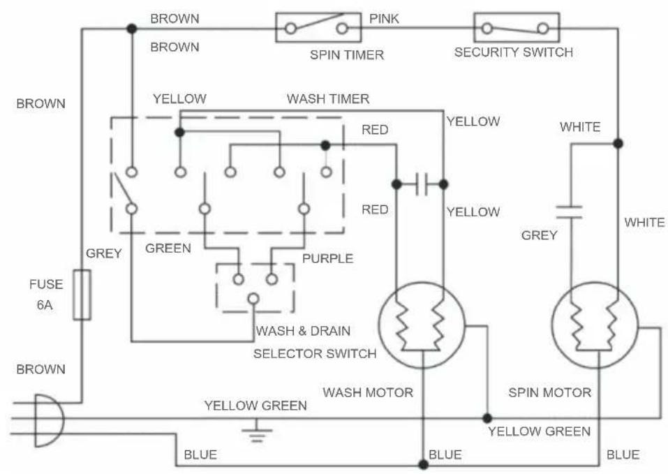 SALORA WMR3700TWIN - Wiring Diagram - 1