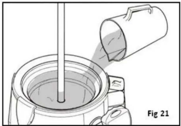 BUFFALO GF539 - Wasserschale reinigen - 2