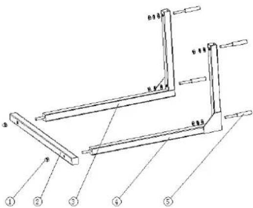 BUFFALO CD679 - Instruction pour le support de fixation (fourni séparément) - 1