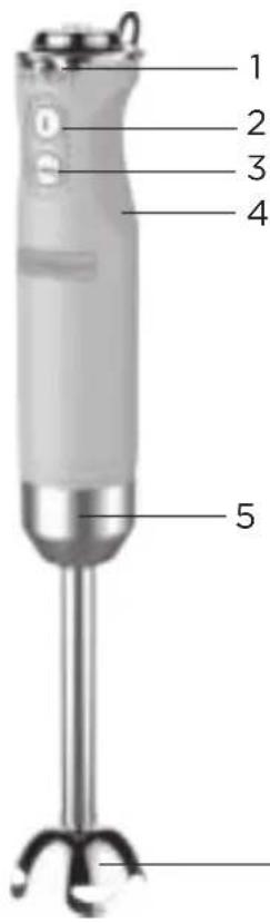 WESTINGHOUSE WKHBS270WH - DESCRIPCIÓN DE LAS PARTES - 1