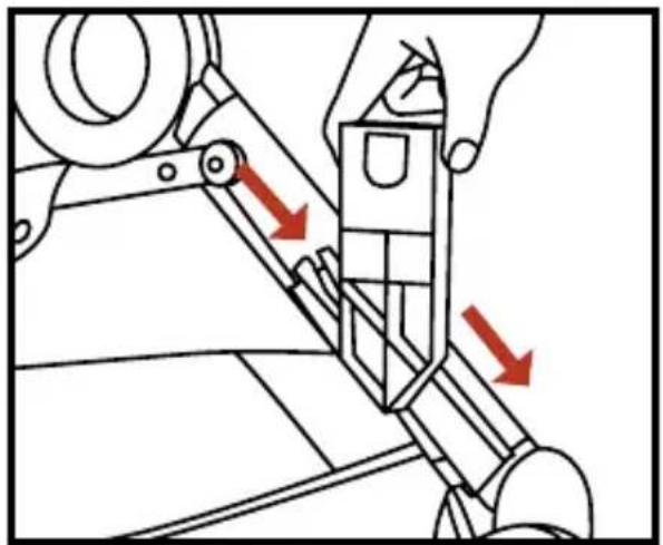 Qtus DuetPro - Installieren/Entfernen des Sitzadapters - 1