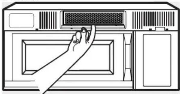 GE Adora DVM1950DRWW - Cómo quitar el filtro de carbón vegetal - 1