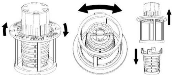 GE Adora DDT700SGNBB - Ultra-Fine Filter Assembly - 1
