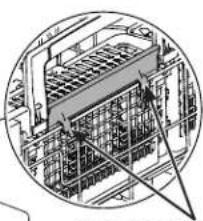 GE Adora DDT700SGNBB - Jets de lavage en profondeur pour argenterie (on some models) - 3