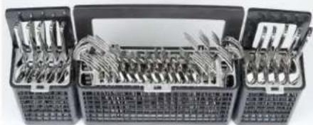 GE Adora DDT700SGNBB - Deep Clean Silverware Jets (on some models) - 5
