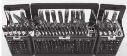 GE Adora DDT700SGNBB - Chorros de Agua para la Limpieza Profunda de Utensilios de Plata (en algunos modelos) - 5