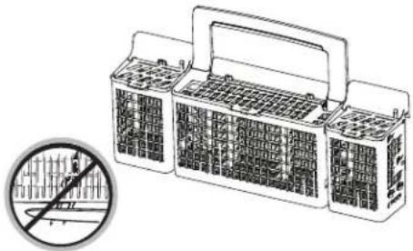 GE Adora DDT700SGNBB - Deep Clean Silverware Jets (on some models) - 1