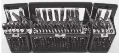 GE Adora DDT700SGNBB - Jets de lavage en profondeur pour argenterie (on some models) - 6