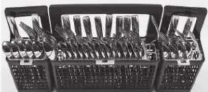 GE Adora DDT700SGNBB - Deep Clean Silverware Jets (on some models) - 6