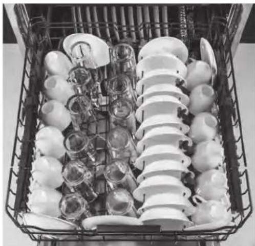 GE Adora DDT595SGJBB - couverts - Panier supérieur - 2