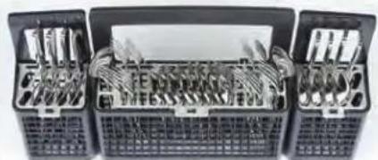 GE Adora DDT595SGJBB - Deep Clean Silverware Jets (on some models) - 4
