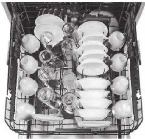 GE Adora DDT595SGJBB - couverts - Panier supérieur - 2