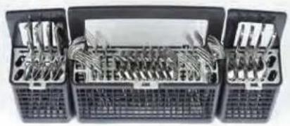 GE Adora DDT595SGJBB - Chorros de Agua para la Limpieza Profunda de Utensilios de Plata (en algunos modelos) - 5