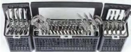 GE Adora DDT595SGJBB - Deep Clean Silverware Jets (on some models) - 5