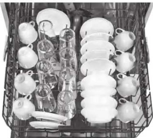 GE Adora DDT595SGJBB - Place Settings - Upper Rack - 1