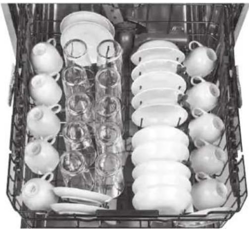 GE Adora DDT595SGJBB - Place Settings - Upper Rack - 3