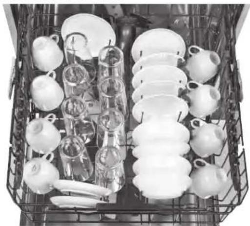 GE Adora DDT595SGJBB - Configuraciones de 8 lugares - Estante Superior - 1