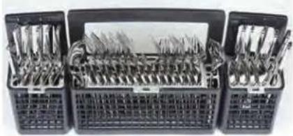 GE Adora DDT595SGJBB - Chorros de Agua para la Limpieza Profunda de Utensilios de Plata (en algunos modelos) - 7