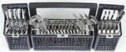 GE Adora DDT595SGJBB - Chorros de Agua para la Limpieza Profunda de Utensilios de Plata (en algunos modelos) - 6