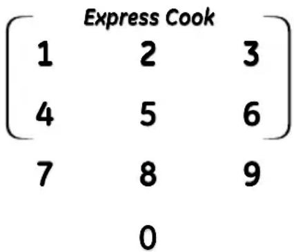 Express Cook 1 2 3 4 5 6 7 8 9 0