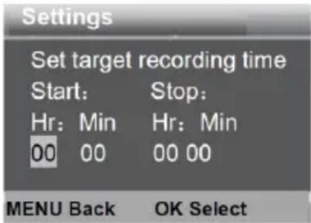 BRAUN Black500 Mini - Tempo di registrazione target - 1