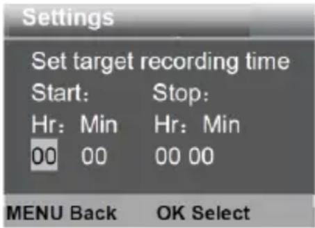 BRAUN Black500 Mini - Target Recording Time - 1