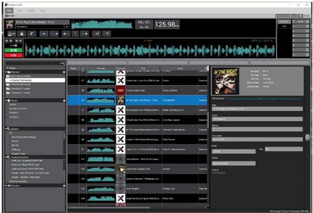 GEMINI SDJ4000 - V-CASE MUSIC ANALYSIS & MANAGEMENT SOFTWARE - 1