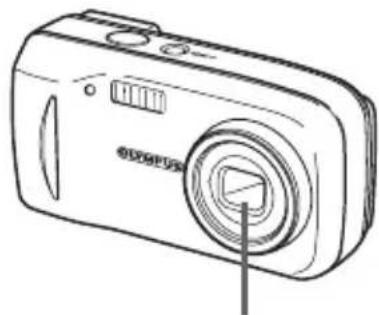 OLYMPUS Camedia X550 - Certificar-se que a câmara está desligada. - 1