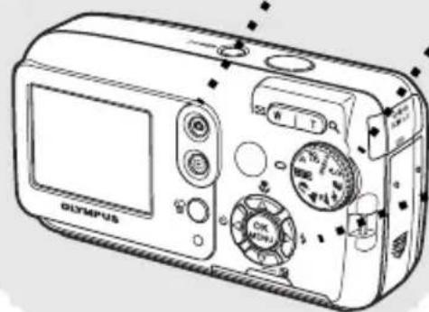 OLYMPUS Camedia X550 - Utilisation des touches directes - 3