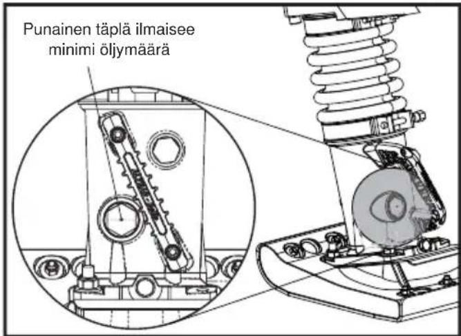 Lescha BELLE RTX 66 - Joka 8. työtunnin välein tai päivittäin tehtävät huoltotyöt: - 1