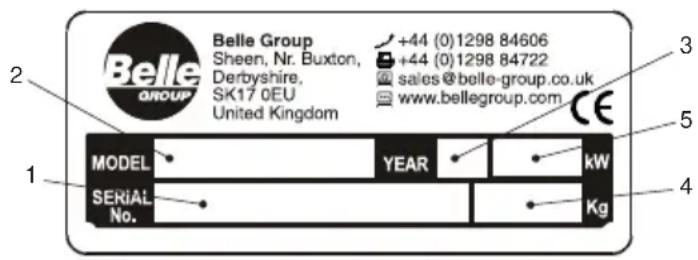 Lescha BELLE RTX 66 - J - Fuel Valve Decal (800-99634-0) - 1